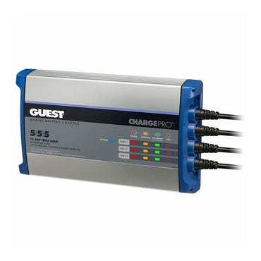 Guest On-Board Battery Charger - 15A - 3-Bank
