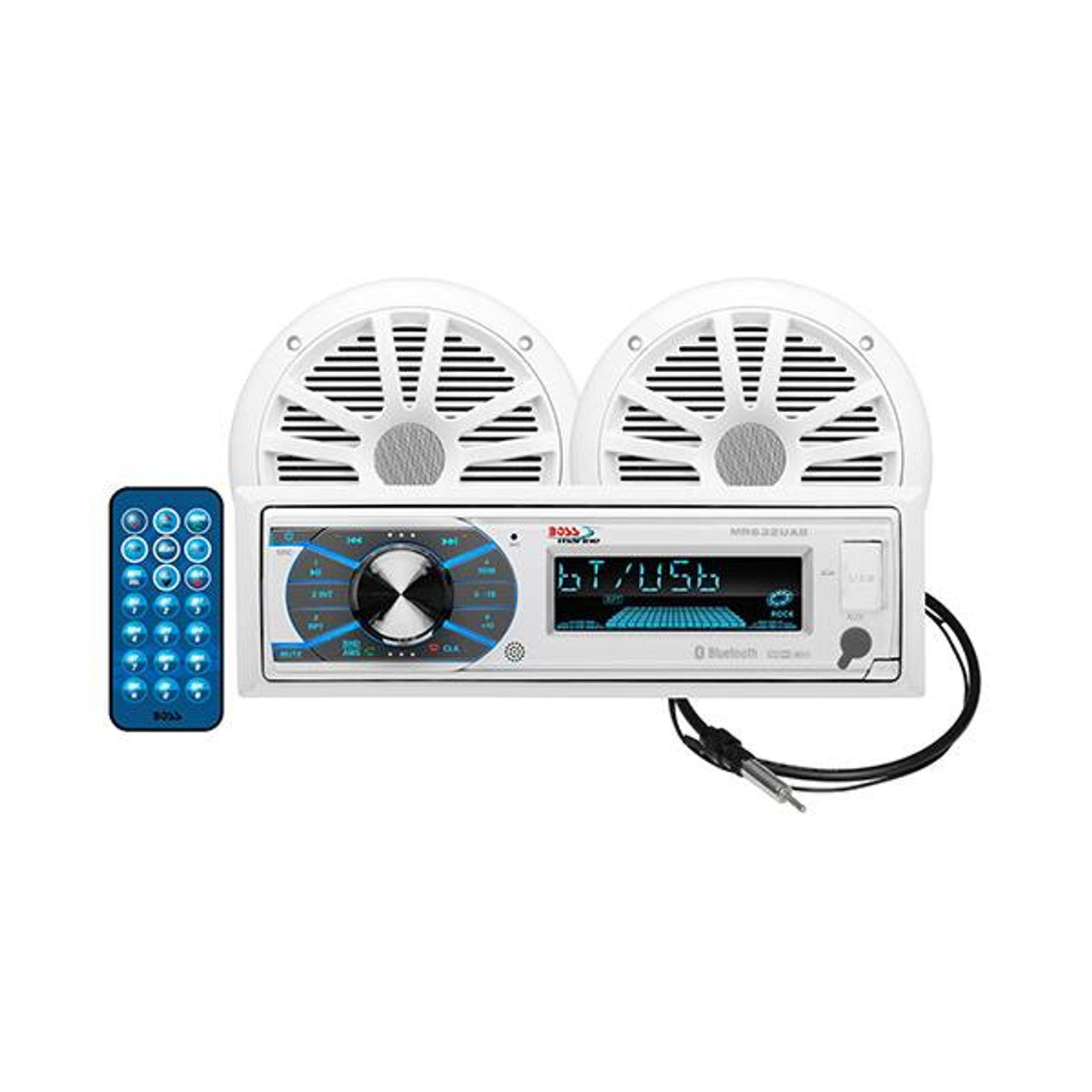 Boss Audio MCK632WB.6 Package w/ AM/FM Receiver & Speakers