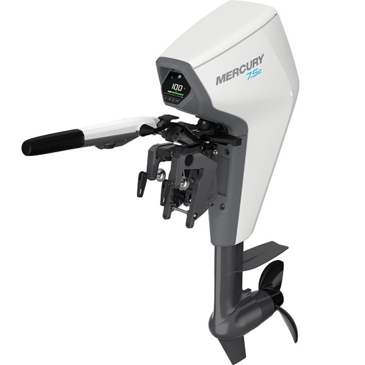 Mercury Avator 7.5e Tiller 3.5HP Electric Outboard Motor 15" Shaft 7.5ESH