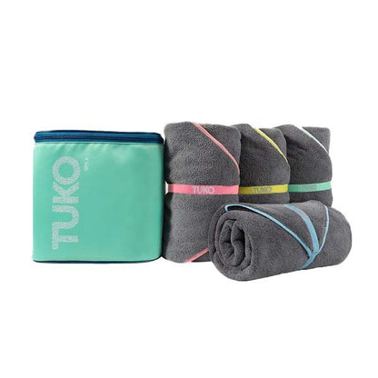 Mission TUKO Microfiber Beach Towel - 4 Pack