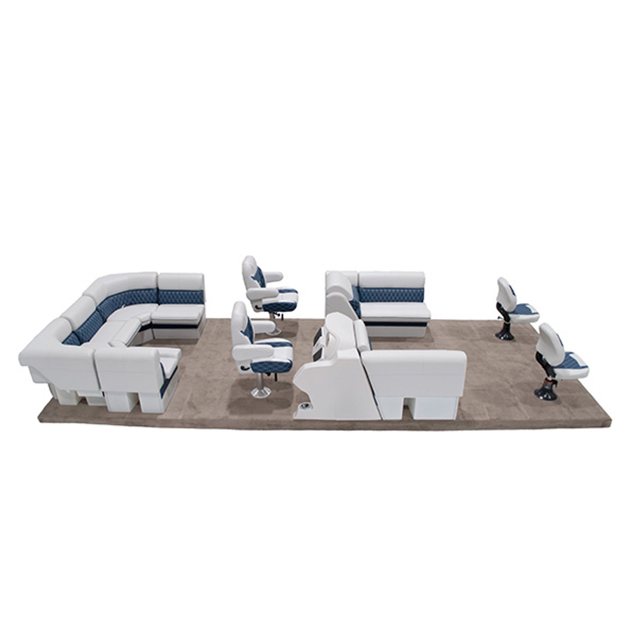 Lippert Sunset Dual Bucket Fishing Pontoon Furniture Set