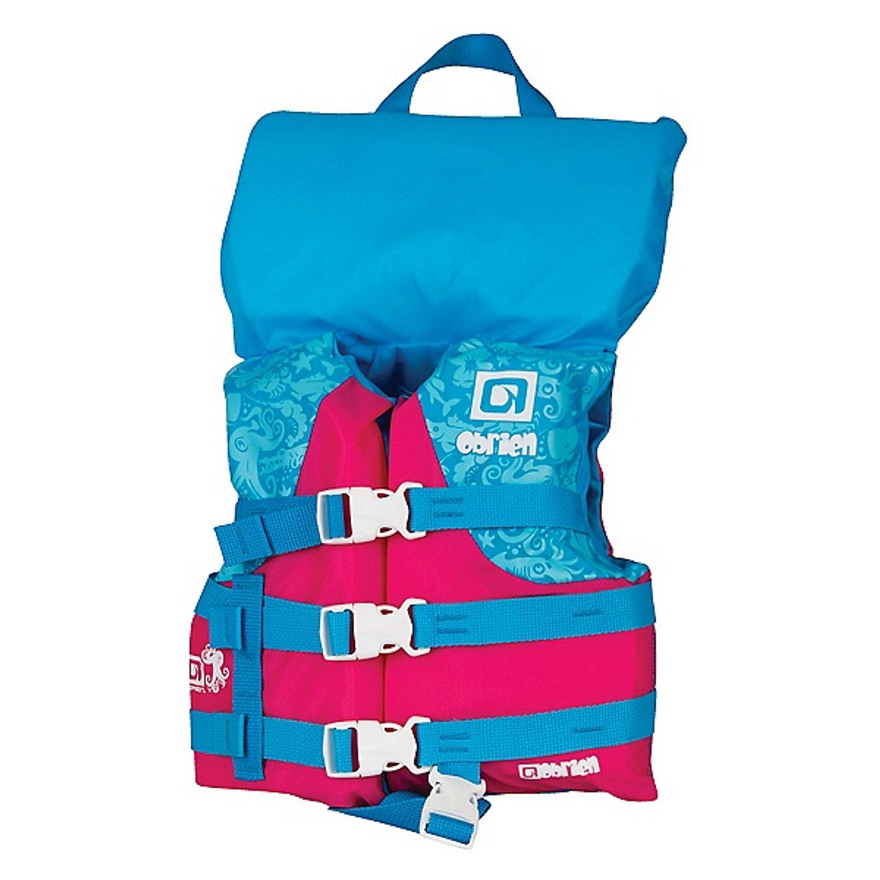 O'Brien Child Nylon Life Vest w/ Collar - Pink