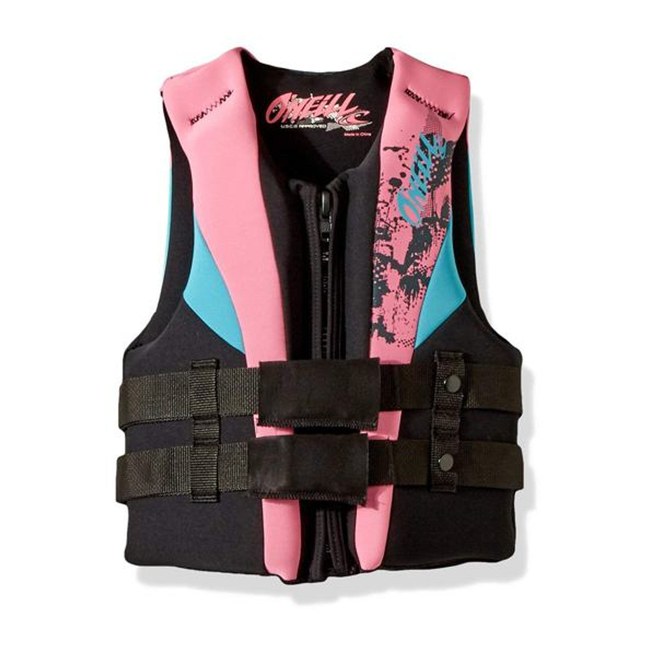 O'Neill Youth Reactor Turquoise Life Jacket