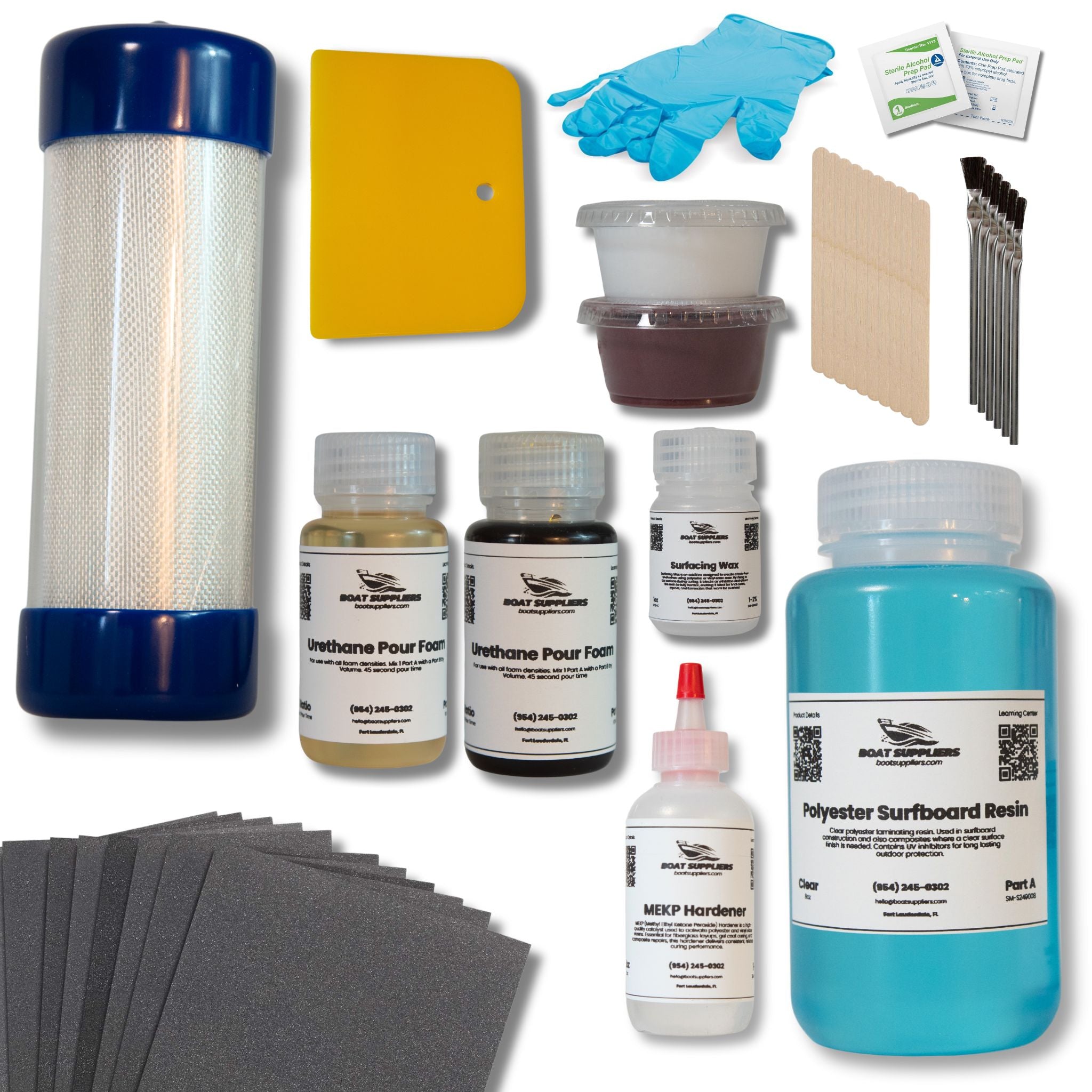PU Surfboard Repair Kit