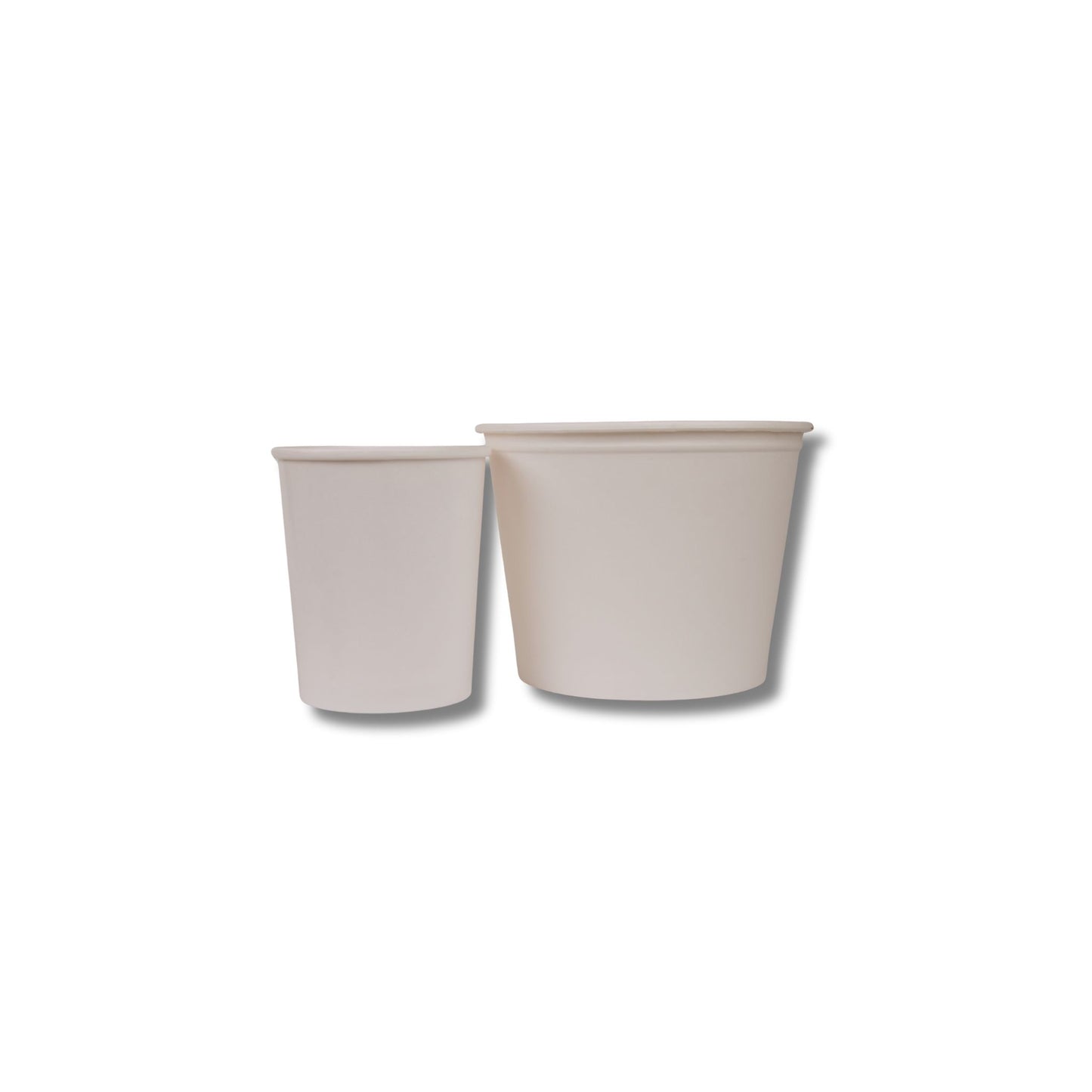 White Paper Mixing Tubs