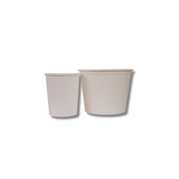 White Paper Mixing Tubs