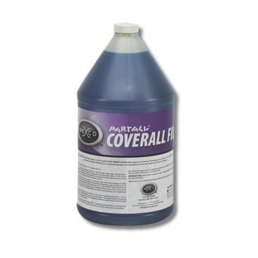 Partall Coverall Film PVA mold release in a one gallon jug of blue liquid, Rexco water-based polyvinyl alcohol release agent.