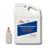One gallon jug of marine-grade polyester layup resin with included MEKP hardener bottle, blue Boat Suppliers label.