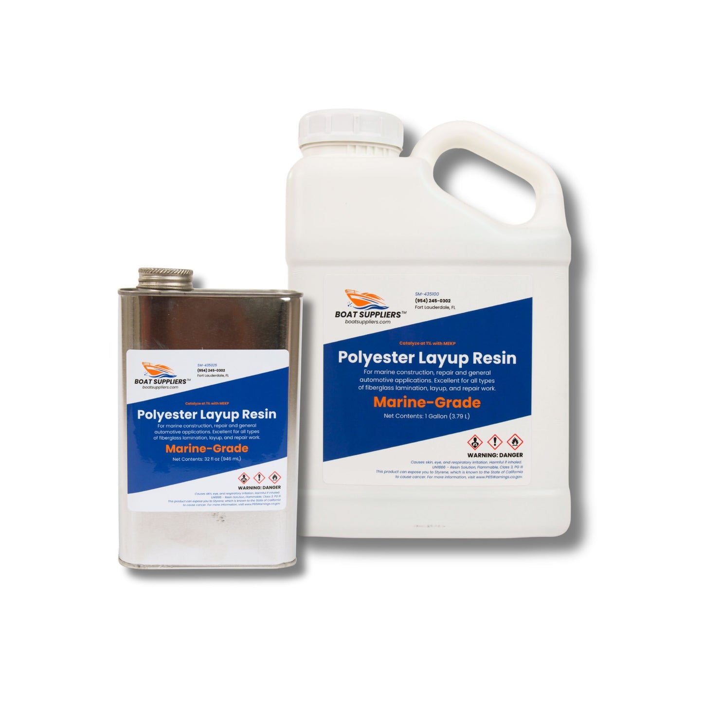 435 Standard Polyester Layup Resin with Hardener