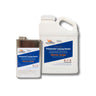 Marine-grade polyester layup resin 32 fl oz metal can and 1 gallon jug shown together, blue Boat Suppliers labels.