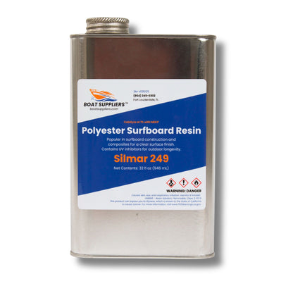 Clear Polyester Surfboard Resin - Silmar 249