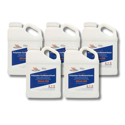 Clear Polyester Surfboard Resin - Silmar 249 with Hardener