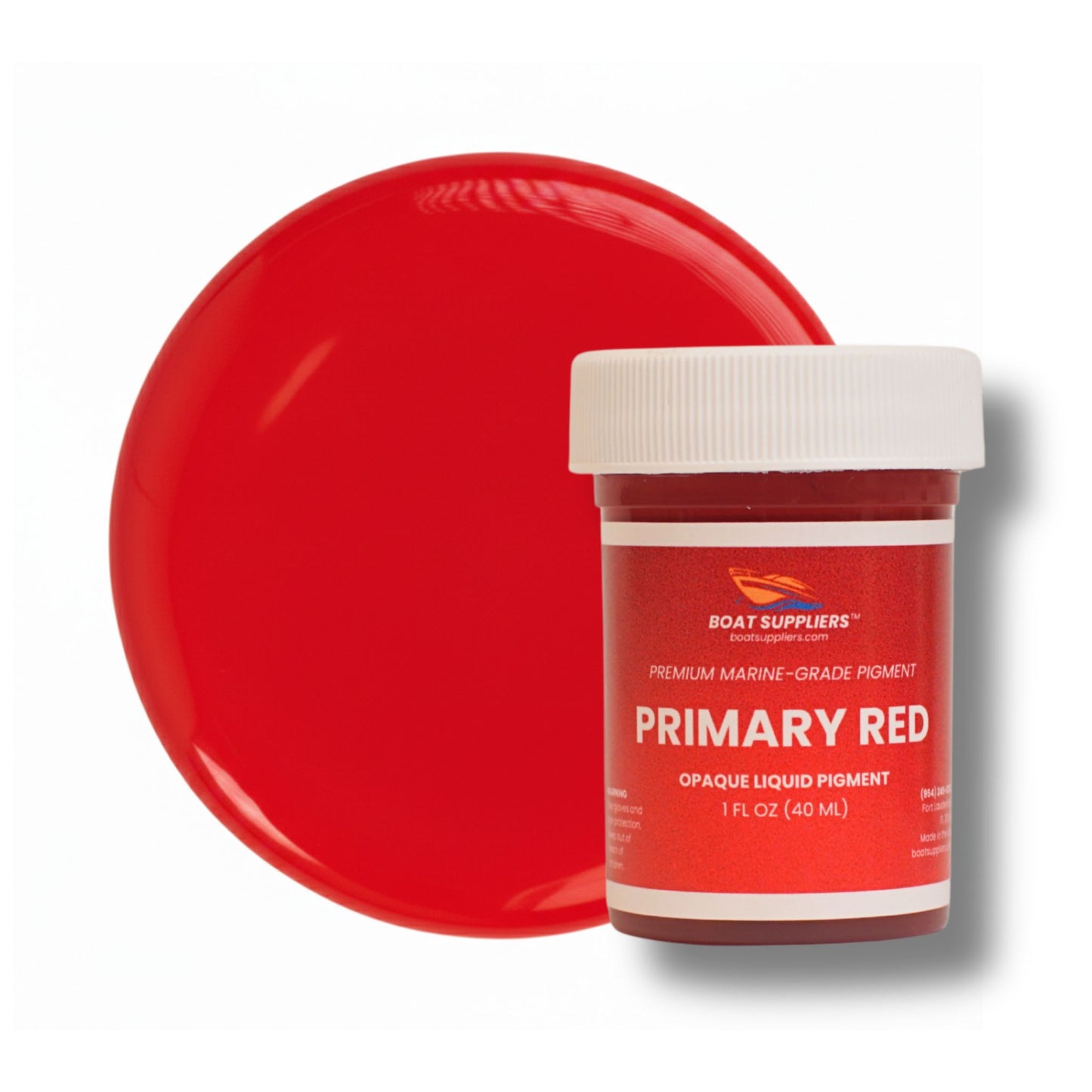 Red Epoxy Resin Pigment – Opaque Liquid Colorant for Resin Art & Gelcoat 1oz