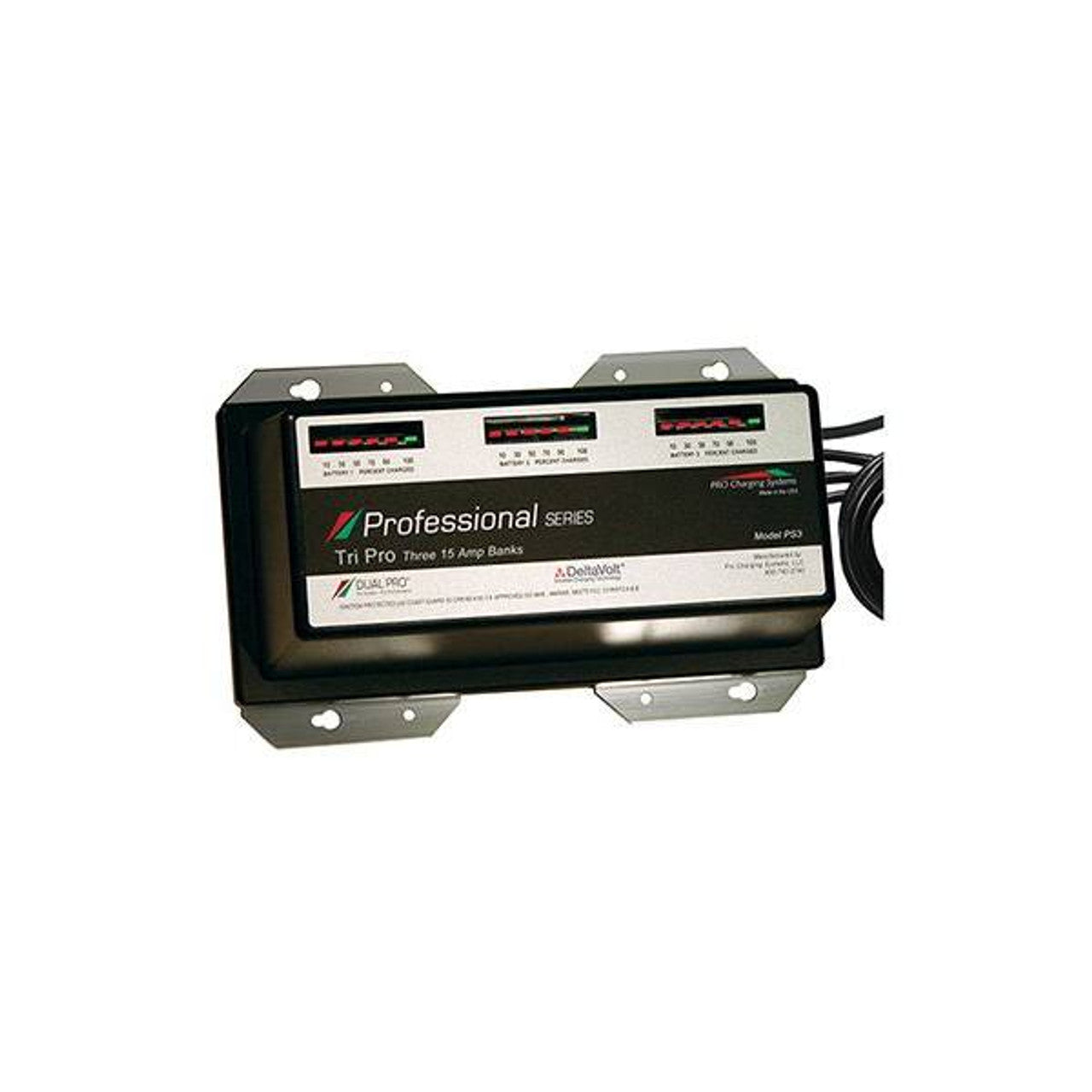 Professional Series Battery Charger 3 Bank 15 Amp