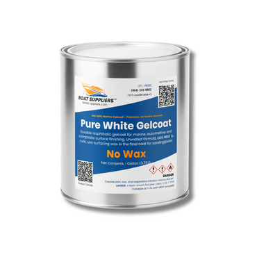 Pure White Gelcoat - No Wax