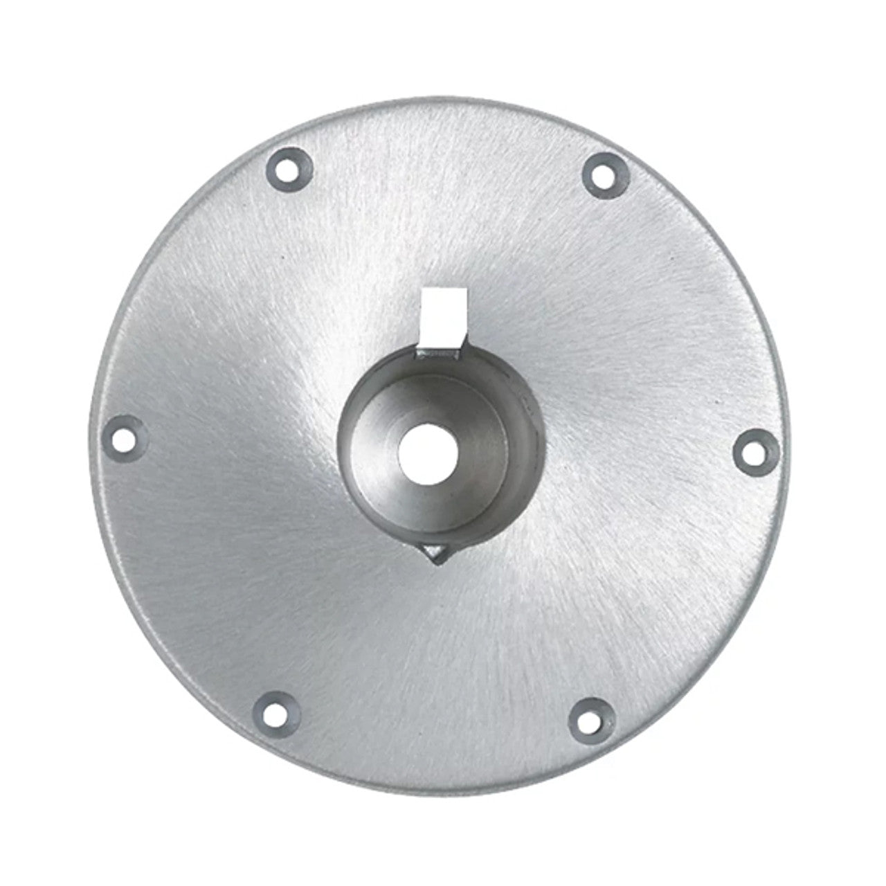 Swivl-Eze Wedge Base, 9" Brushed Aluminum