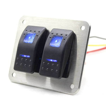 Gen3 Marine LED 2 Rocker Switch Panel