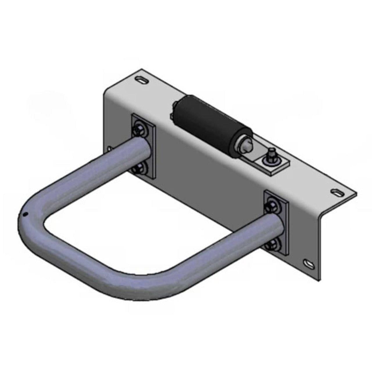 Tie Down Dock System Piling Hoop Roller Assembly