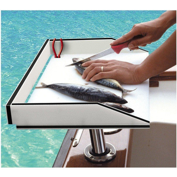 Magma Bait & Filet Table with "Levelock" Rod Mount