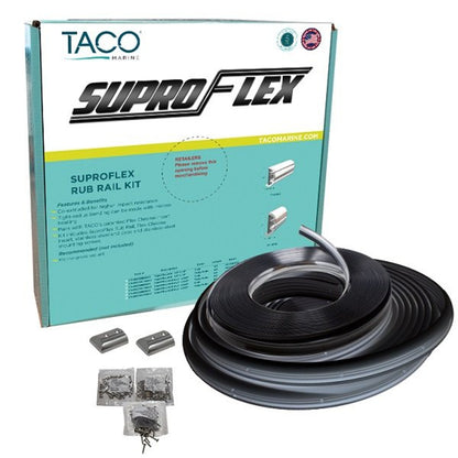 TACO SuproFlex 1-19/32" Black Rub Rail Kit