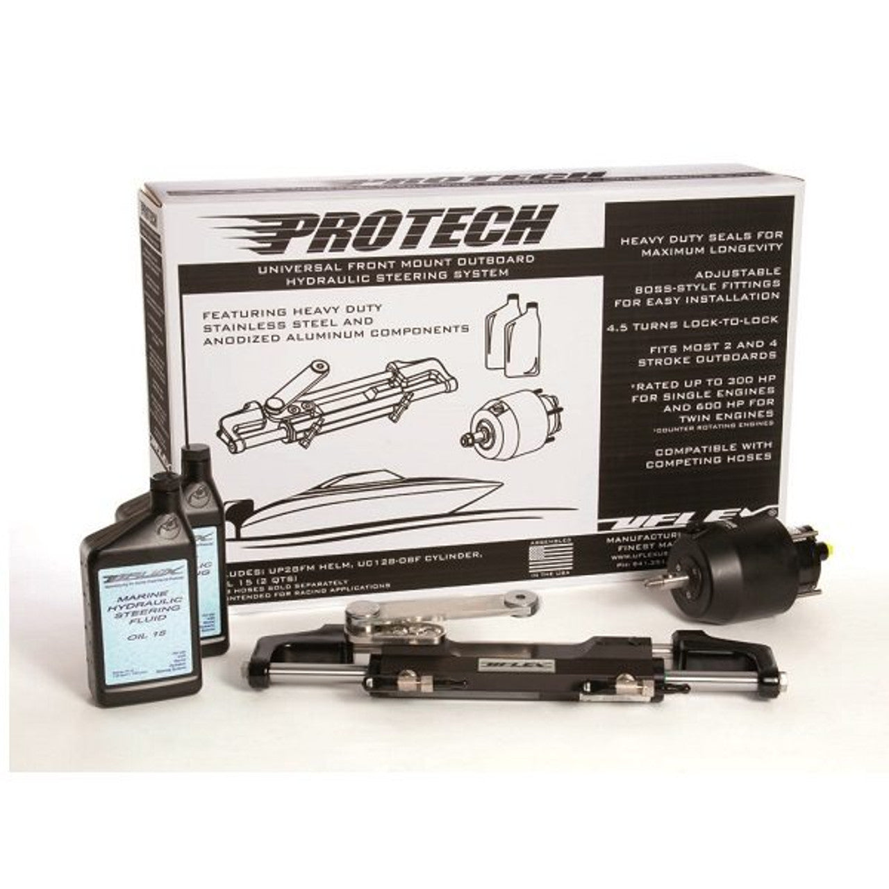 Uflex PROTECH 2.1 Hydraulic Outboard Steering System