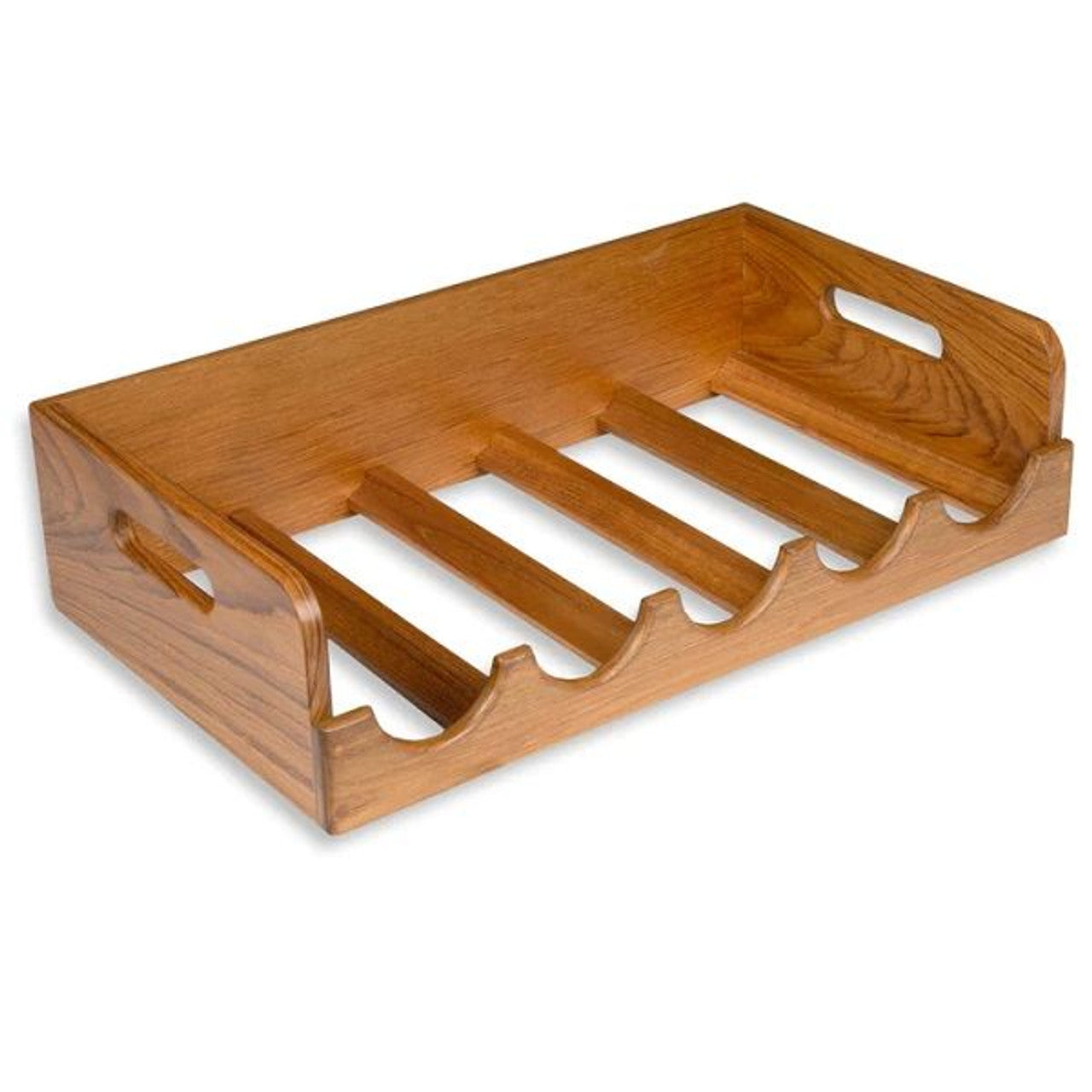 Whitecap Teak 5 Bottle Wine Caddy