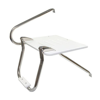 Whitecap Outboard Poly Swim Platform Kit w/Ladder