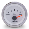 Sierra 62549P White Premier Pro Series Trim Gauge
