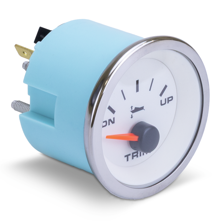 Sierra 62550P White Premier Pro Series Trim Gauge