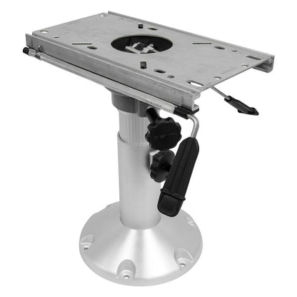 Wise 12"-18" Pedestal Seat Slide & Swivel - Fore & Aft Slide