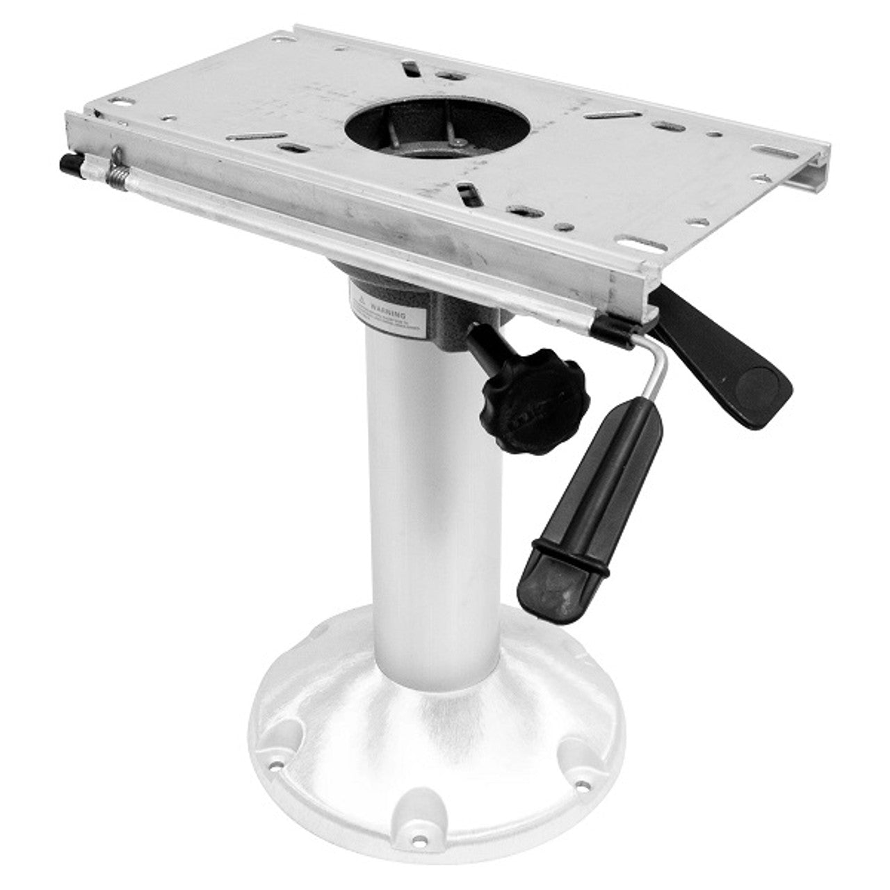 Wise Seats 15" Fixed Boat Seat Pedestal with Fore & Aft Slide