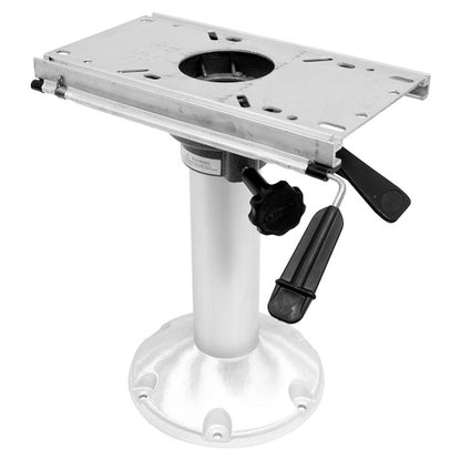 Wise Seats 15" Fixed Boat Seat Pedestal with Fore & Aft Slide
