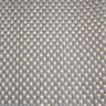 Close-up of woven roving fiberglass, white E-glass bundles in a heavy plain weave with a light sheen across the flat tows