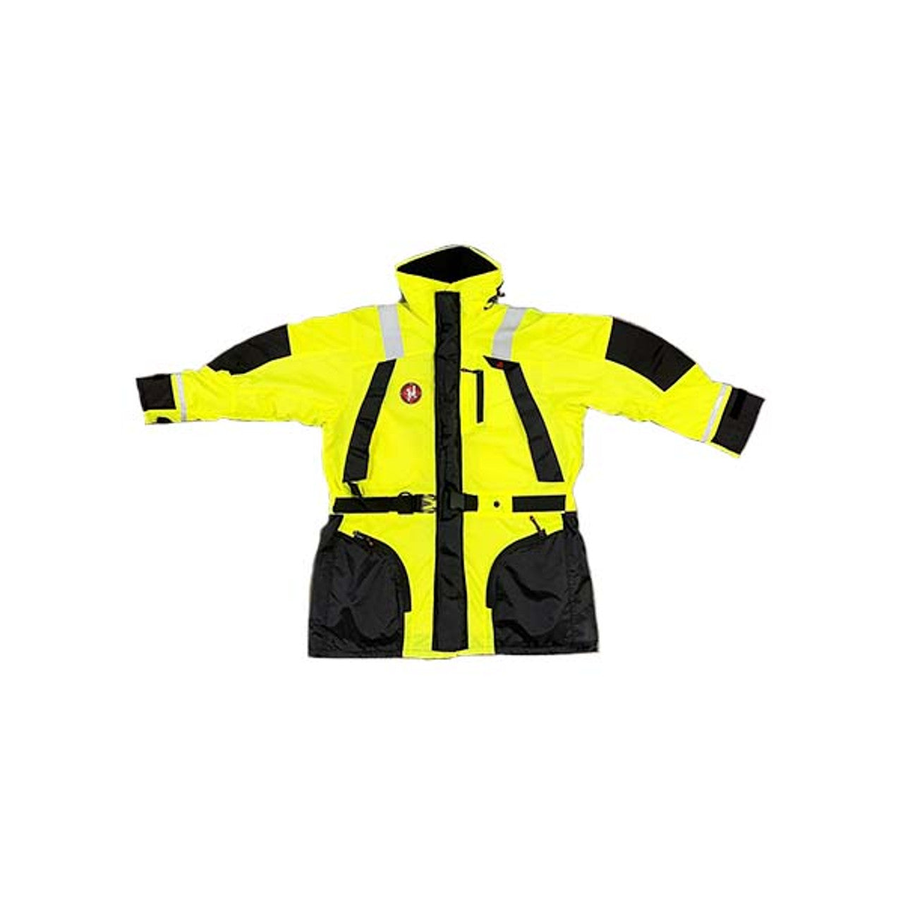 First Watch Hi-Vis Flotation Coat - Hi-Vis Yellow/Black - Lg