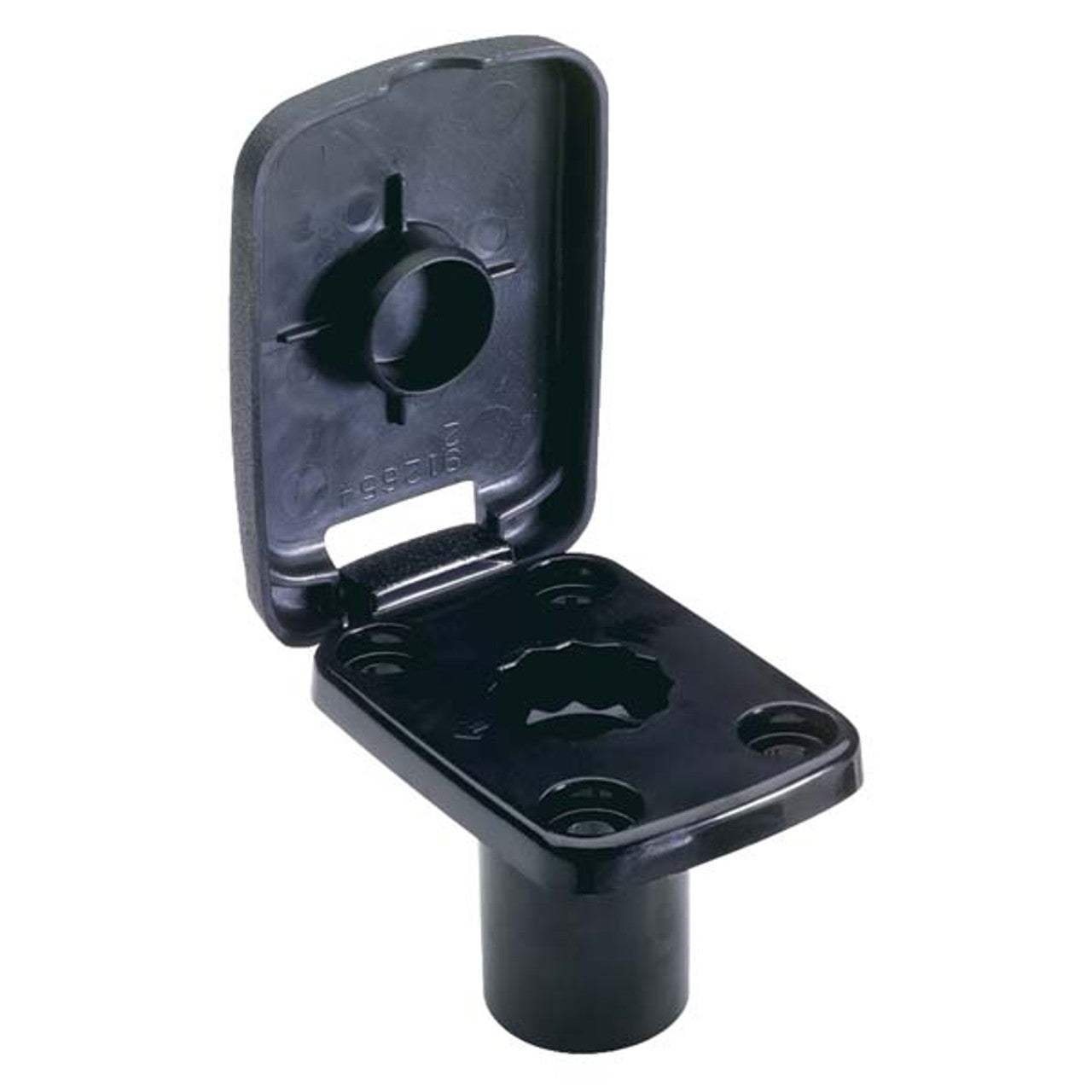 Attwood Pro Series Fishing Rod Holder Flush Mount Base Black