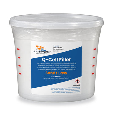 Boat Suppliers Q-Cell filler in a 5 quart tub, 1.25 gallons