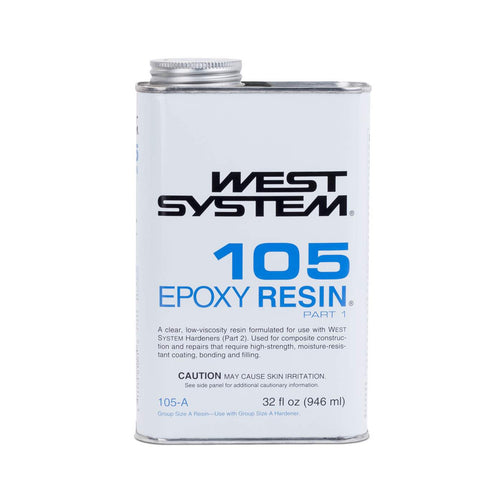 West System 105-A Epoxy Resin, 1 quart (32 fl oz) can