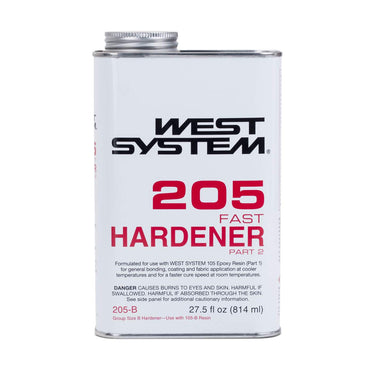 West System 205-B Fast Hardener, 27.5 fl oz can