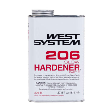 West System 206-B Slow Hardener, 27.5 fl oz can