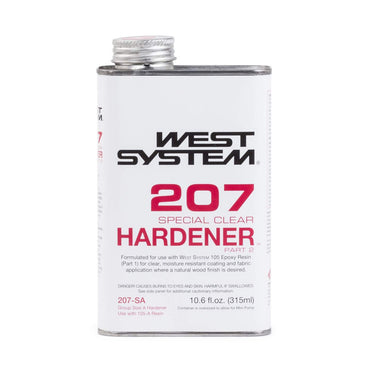 West System 207-SA Special Clear Hardener, 10.6 fl oz can