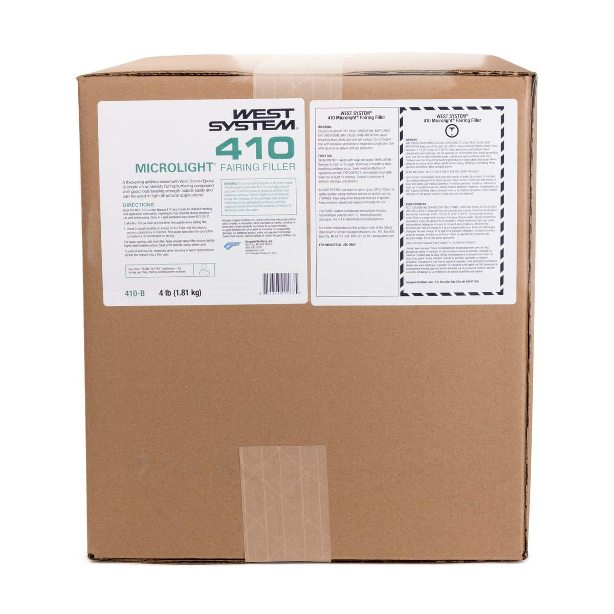 West System 410-B Microlight fairing filler, 4 lb box