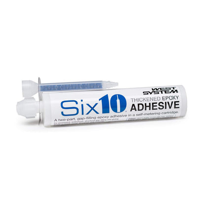 West System Six10 Thickened Epoxy Adhesive, 190 ml cartridge with static mixer