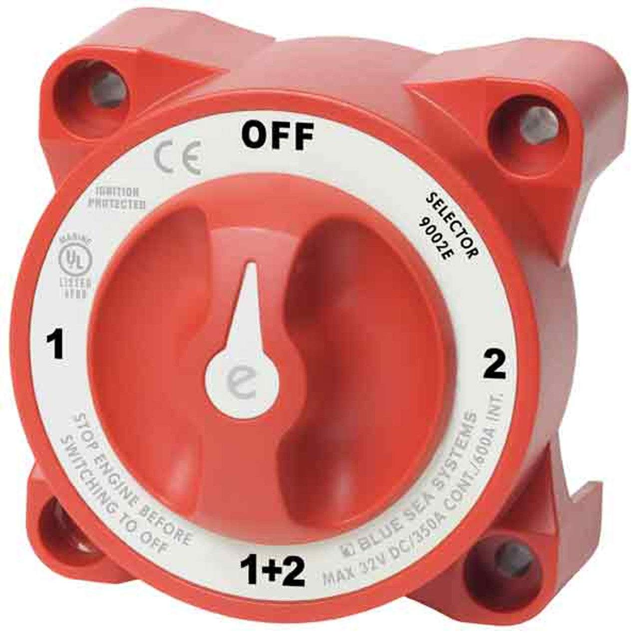 Blue Sea e-Series Selector Battery Switch w/ AFD