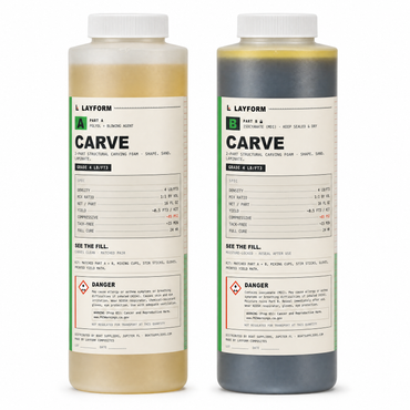 Layform Carve Pour Foam Kit, 4 lb Density, Structural & Carving