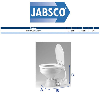 Jabsco 12V Electric Marine Toilet