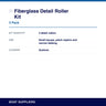 Fiberglass Detail Roller Kit specifications