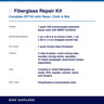 Fiberglass Repair Kit specifications