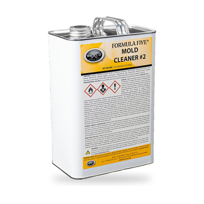 Formula Five Mold Cleaner #2 one gallon can, Rexco solvent mold cleaner for fiberglass, aluminum and steel molds