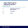Paper Refill Cups for Gelcoat Dump Gun specifications