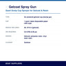 Gelcoat Spray Gun specifications